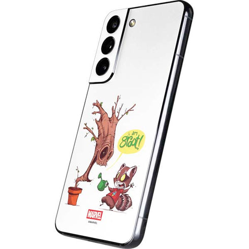 Marvel Rocket Raccoon and Groot Tall Tails Galaxy S22 Skin